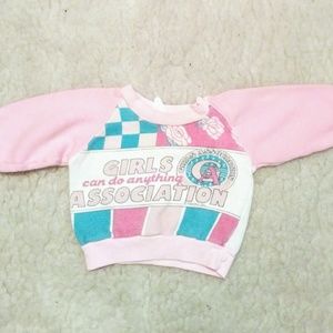 "Girls can do anything Association" sweatshirt